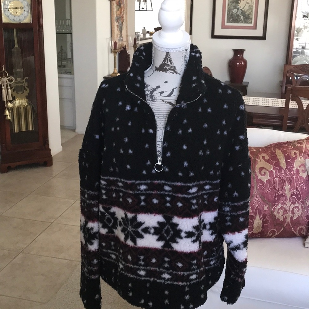 Faux fur top by Love Tree NWT